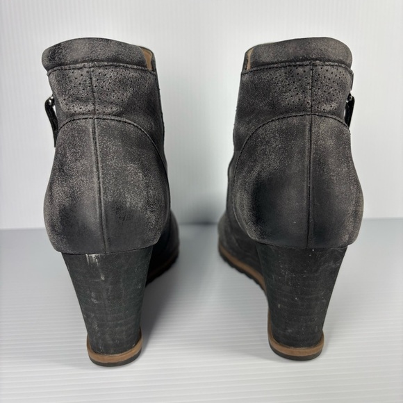 Soul Naturalizer Shoes Womens 8 Haley Wedge Bootie Heel Zip Up Party Night Out - Picture 5 of 7